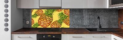 Cooker splashback Pineapple