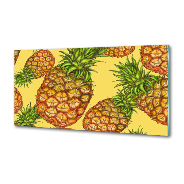 Cooker splashback Pineapple