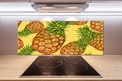 Cooker splashback Pineapple