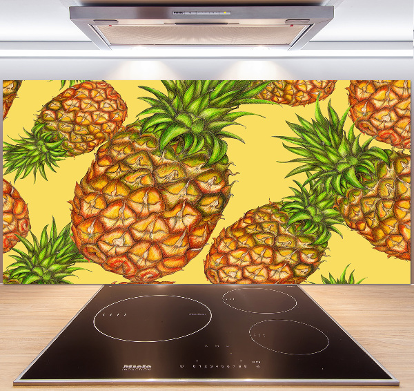 Cooker splashback Pineapple