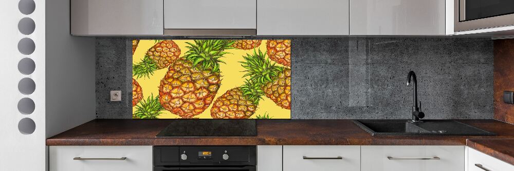 Cooker splashback Pineapple