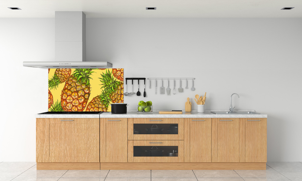 Cooker splashback Pineapple