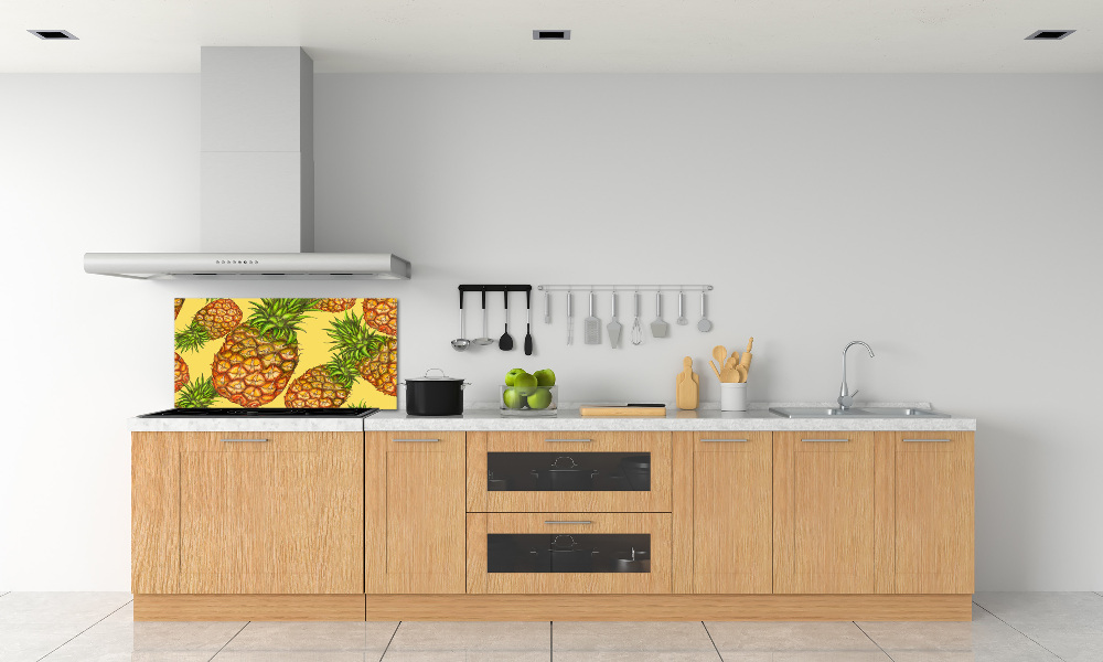 Cooker splashback Pineapple