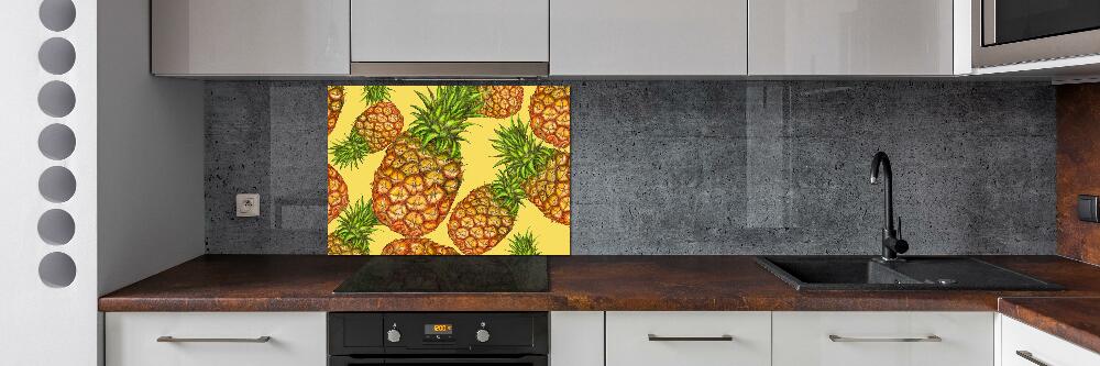 Cooker splashback Pineapple