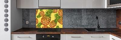 Cooker splashback Pineapple