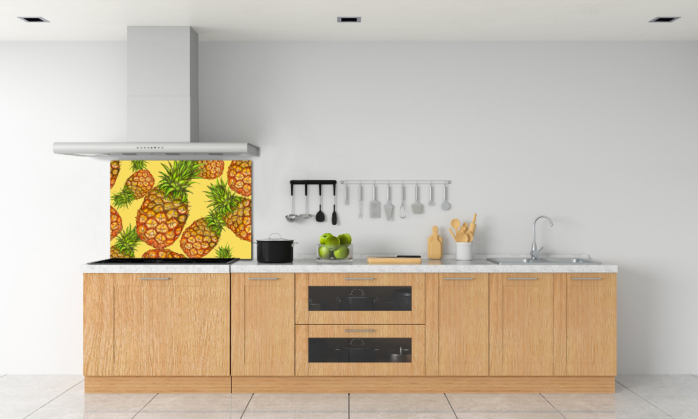 Cooker splashback Pineapple