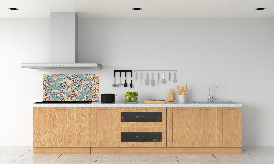 Cooker splashback Ethnic flowers