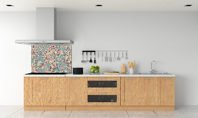 Cooker splashback Ethnic flowers