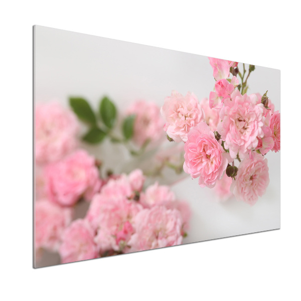 Kitchen wall panels Wild roses