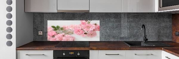 Kitchen wall panels Wild roses