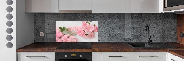 Kitchen wall panels Wild roses