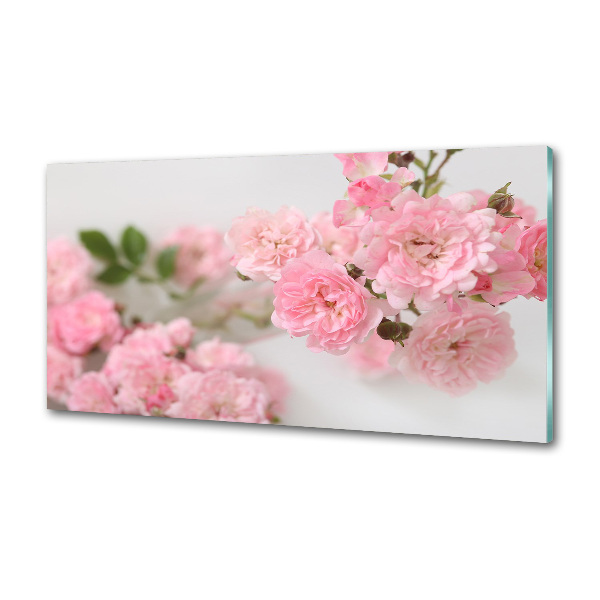 Kitchen wall panels Wild roses