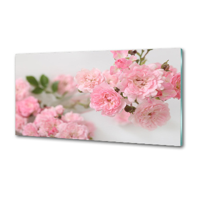 Kitchen wall panels Wild roses