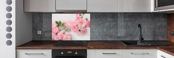 Kitchen wall panels Wild roses