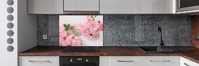 Kitchen wall panels Wild roses