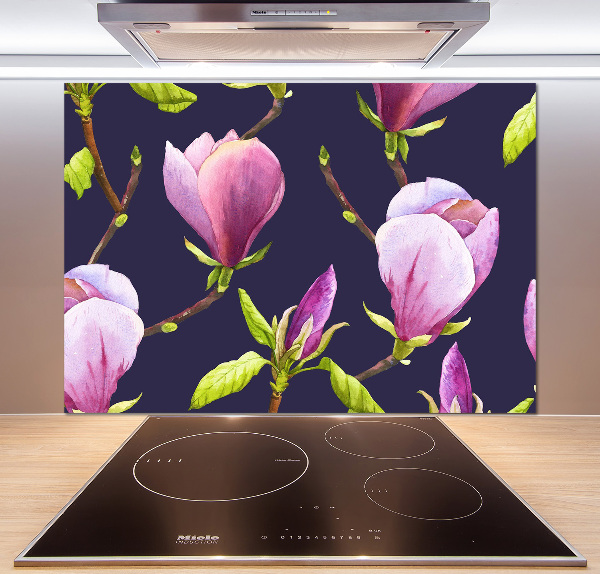 Cooker splashback Magnolia