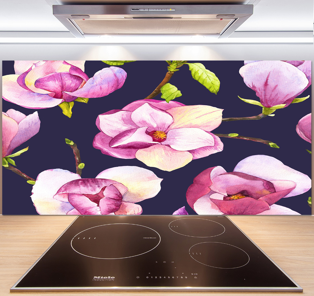 Cooker splashback Magnolia