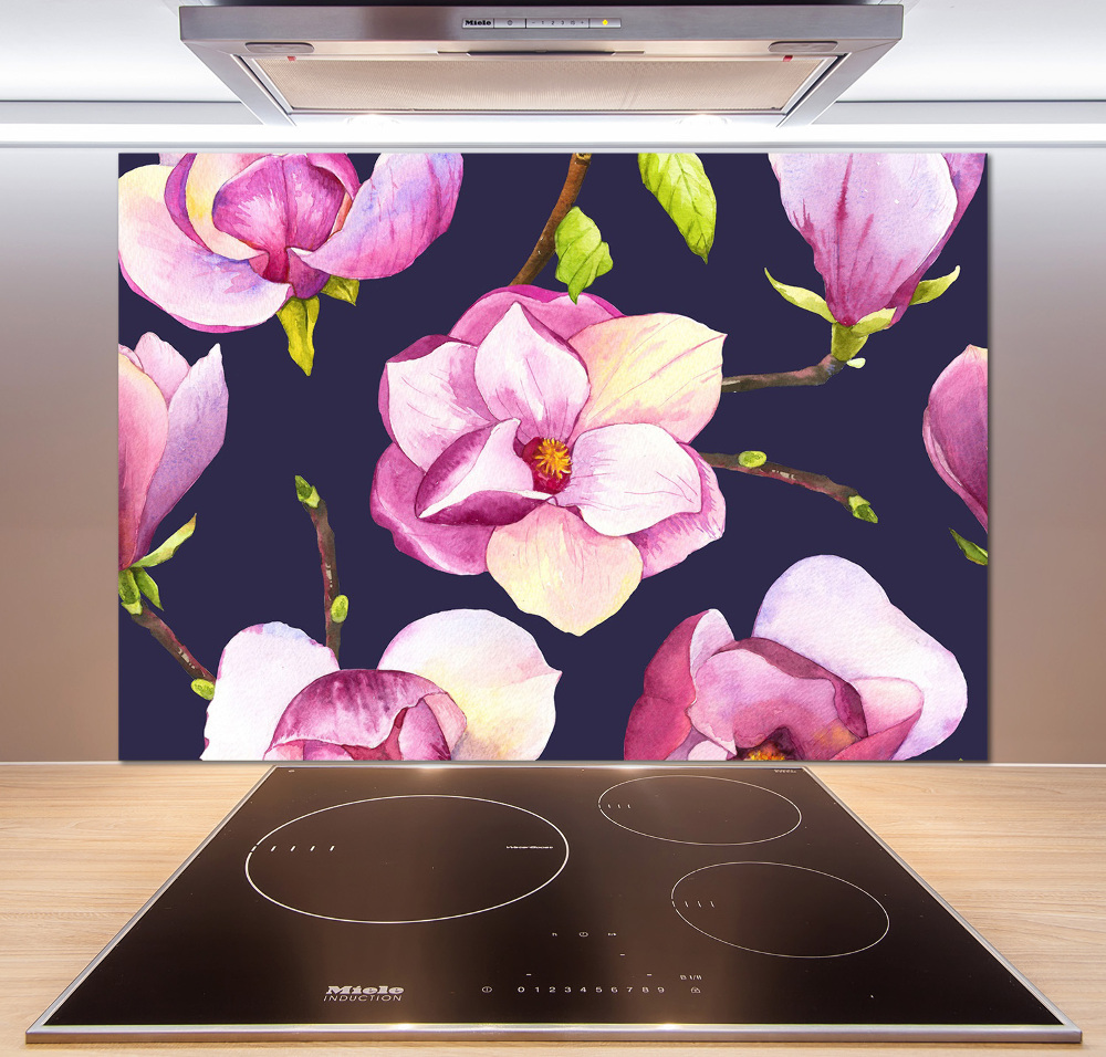 Cooker splashback Magnolia