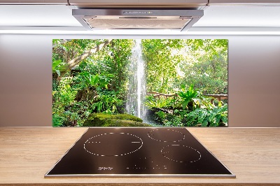 Cooker splashback Waterfall