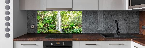 Cooker splashback Waterfall