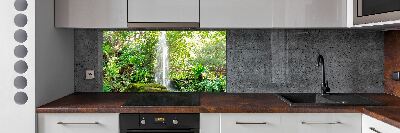 Cooker splashback Waterfall