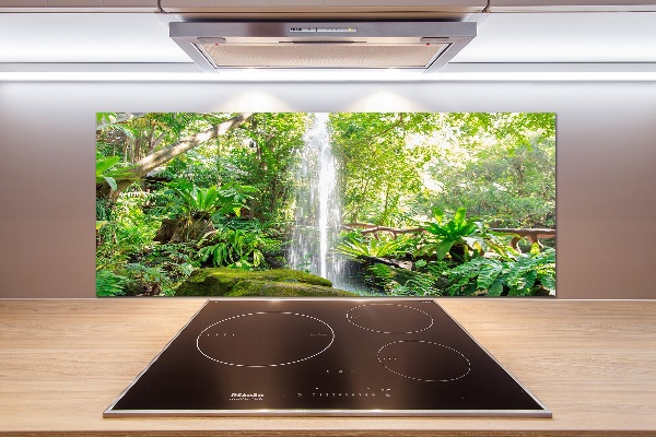 Cooker splashback Waterfall