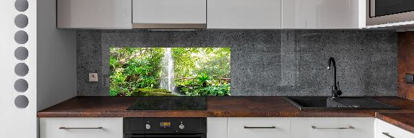 Cooker splashback Waterfall