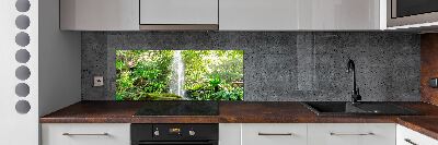 Cooker splashback Waterfall