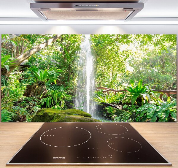 Cooker splashback Waterfall