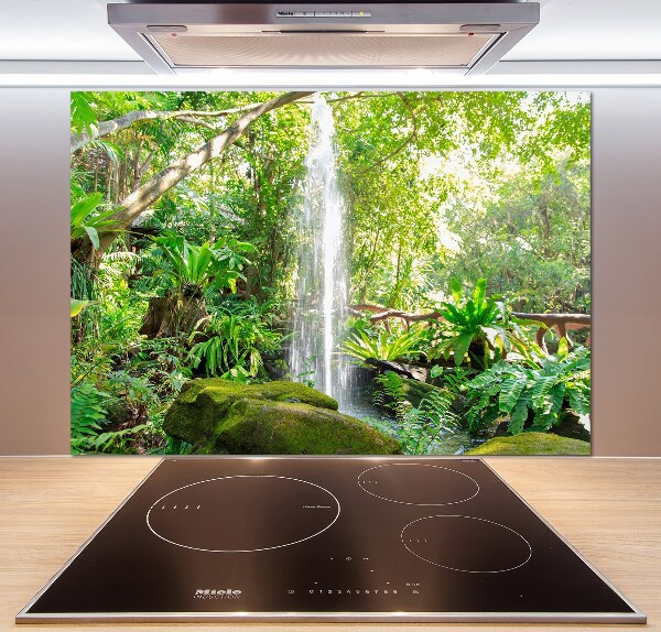 Cooker splashback Waterfall