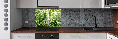 Cooker splashback Waterfall