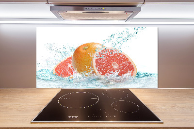 Cooker splashback Grapefruit