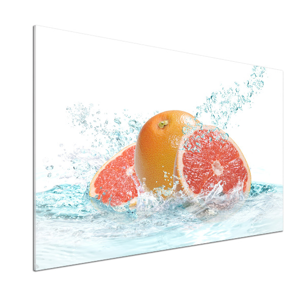 Cooker splashback Grapefruit