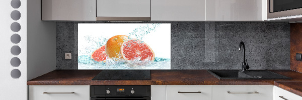 Cooker splashback Grapefruit