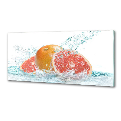 Cooker splashback Grapefruit