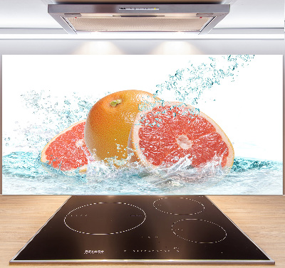 Cooker splashback Grapefruit