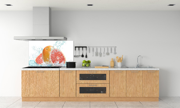 Cooker splashback Grapefruit