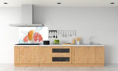 Cooker splashback Grapefruit