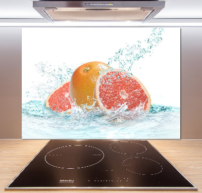 Cooker splashback Grapefruit