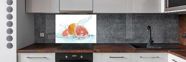 Cooker splashback Grapefruit