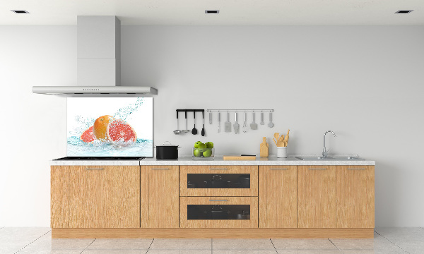 Cooker splashback Grapefruit