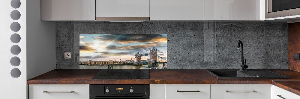 Cooker splashback Tower Bridge London