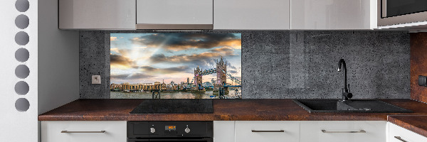 Cooker splashback Tower Bridge London