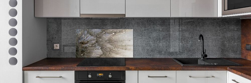 Kitchen splashback Dandelion seeds