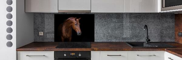 Cooker splashback Brown horse