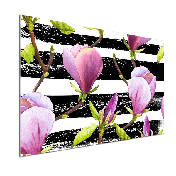 Cooker splashback Magnolia stripes