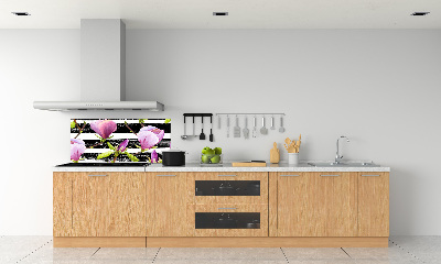 Cooker splashback Magnolia stripes