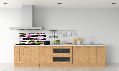 Cooker splashback Magnolia stripes