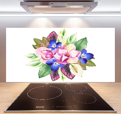 Cooker splashback Bouquet of flowers