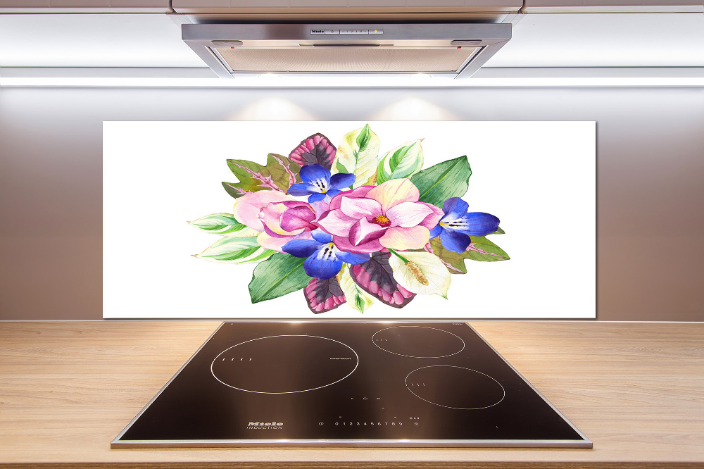 Cooker splashback Bouquet of flowers